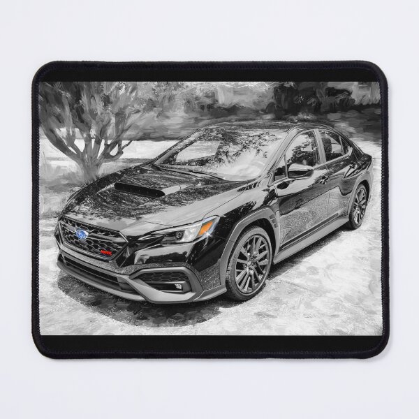 Item preview, 2026 WRX Crystal Black Silica Technical Blueprint Car Poster designed and sold by RichFrancoCars.
