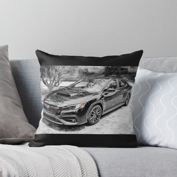 Item preview, 2026 WRX Crystal Black Silica Technical Blueprint Car Poster designed and sold by RichFrancoCars.