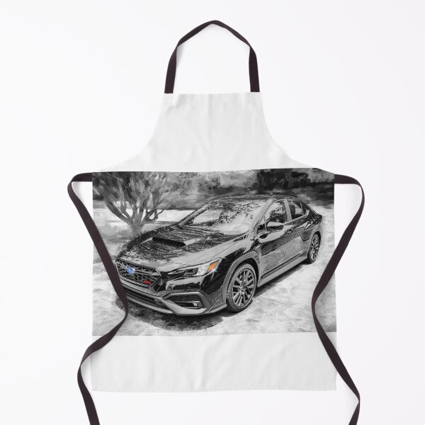 Item preview, 2026 WRX Crystal Black Silica Technical Blueprint Car Poster designed and sold by RichFrancoCars.