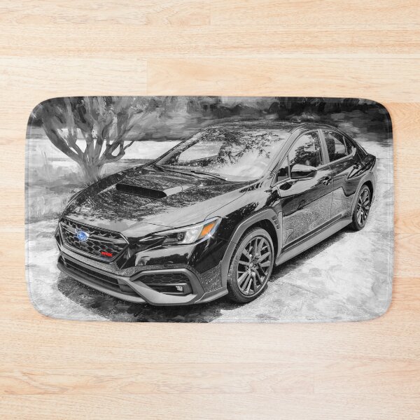 Item preview, 2026 WRX Crystal Black Silica Technical Blueprint Car Poster designed and sold by RichFrancoCars.