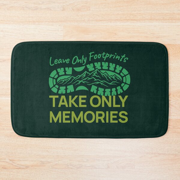 Item preview, Leave Only Footprints Take Only Memories Hiking Mountain designed and sold by LinaValearte.