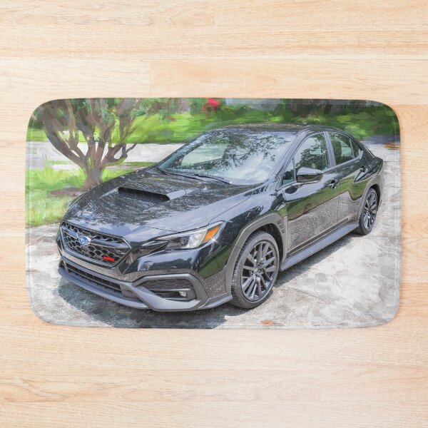 Item preview, 2026 WRX Crystal Black Silica Technical Blueprint Car Poster designed and sold by RichFrancoCars.