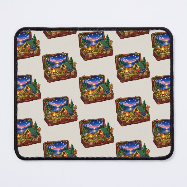 Item preview, Cozy Camping Adventure – Outdoor Travel Lake Mountain Campfire Design designed and sold by waikibi ⭐⭐⭐⭐⭐.
