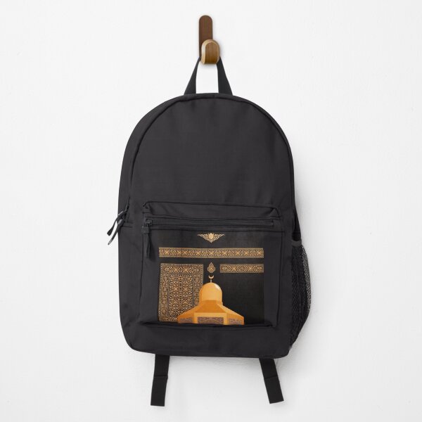 Item preview, Kaaba & Maqam Ibrahim Inspired Gold Islamic Art on Black (V.1) designed and sold by D-Islamic.