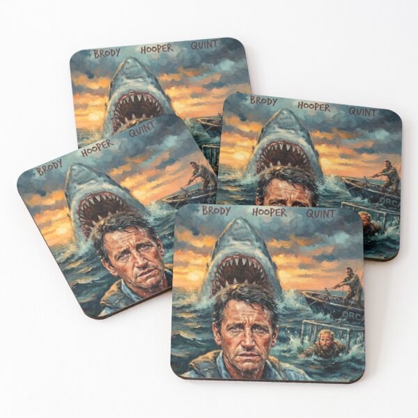 Item preview, Jaws Fine Art Tribute designed and sold by Art's Diner.