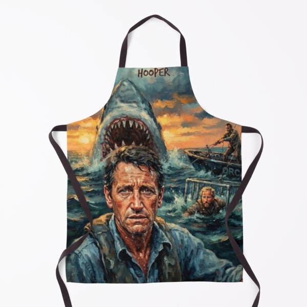 Artikelvorschau, Jaws Fine Art Tribute entworfen und verkauft von Art's Diner.