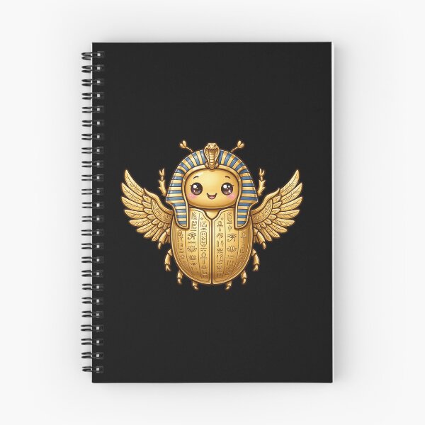Item preview, Golden Pharaoh Scarab Beetle - Royal Egyptian King Scarab Hieroglyphs designed and sold by Fulaly.