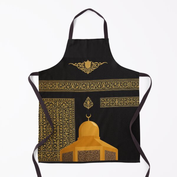 Item preview, Kaaba & Maqam Ibrahim Inspired Gold Islamic Art on Black (V.2) designed and sold by D-Islamic.