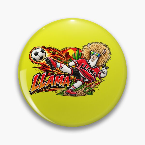 Artikelvorschau, Fußball-Lama entworfen und verkauft von Zimmonz World of Nightmares.