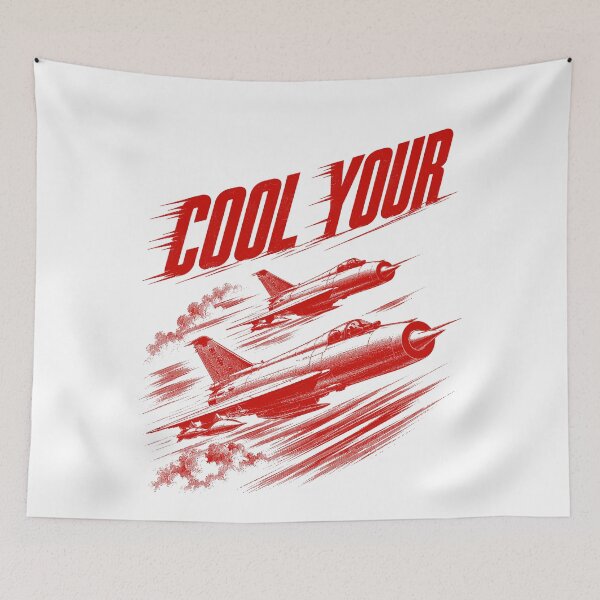 Item preview, Cool Your Jets Soviet MiG-21 Fighter Formation designed and sold by Victor Shadehorn.