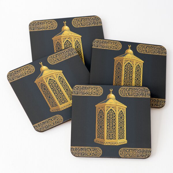 Item preview, Golden Maqam Ibrahim & Kaaba Kiswa – Sacred Makkah Islamic Art designed and sold by D-Islamic.