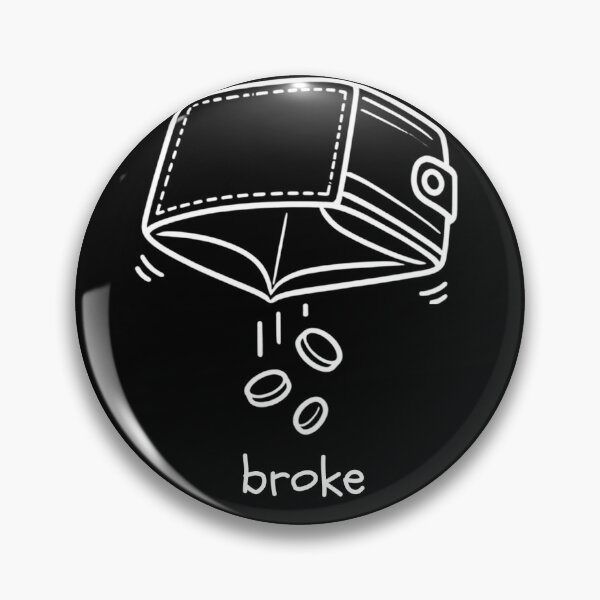 Item preview, Broke Empty Wallet – Funny Money Humor Minimalist Design designed and sold by SakuraHQ.