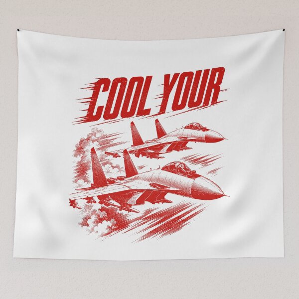 Item preview, Cool Your Jets Russian Federation Su-35 Fighter Formation designed and sold by Victor Shadehorn.