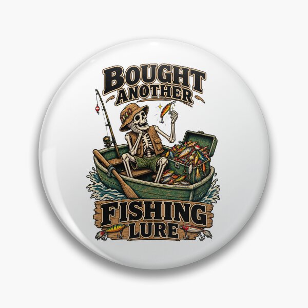 Item preview, Funny Vintage Skeleton Fisherman designed and sold by urbinet.