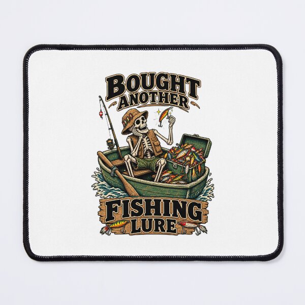 Item preview, Funny Vintage Skeleton Fisherman designed and sold by urbinet.