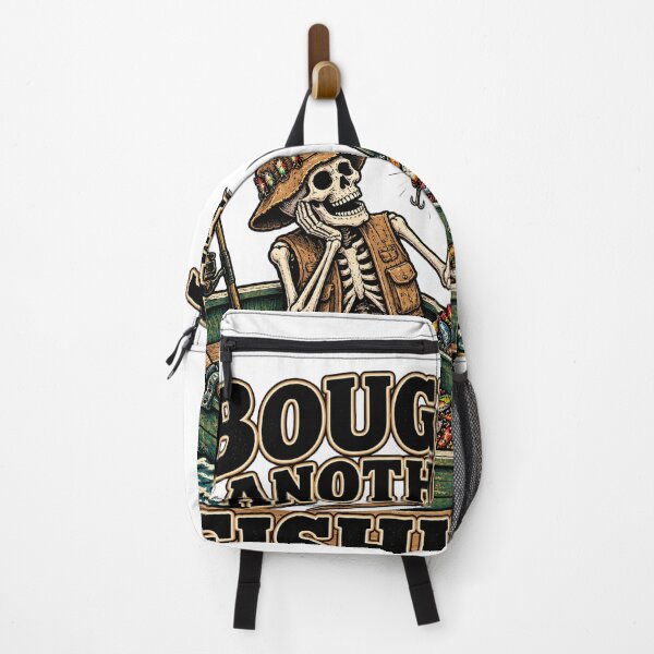 Item preview, Funny Vintage Skeleton Fisherman designed and sold by urbinet.