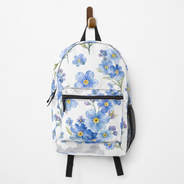 Item preview, Blue Forget Me Not Watercolor Floral Pattern designed and sold by Owcomm.