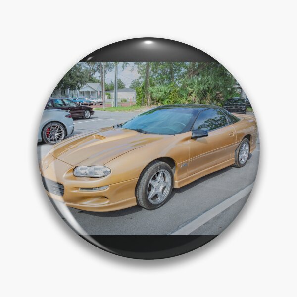 Item preview, 1998 Chevrolet Camaro Z28 Sport Gold Metallic Technical Blueprint Car Poster designed and sold by RichFrancoCars.
