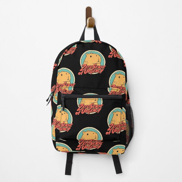 Item preview, Zero Sense Of Urgency Chill Capybara | Retro Distressed Vintage Meme Art designed and sold by kuwagatamushi.