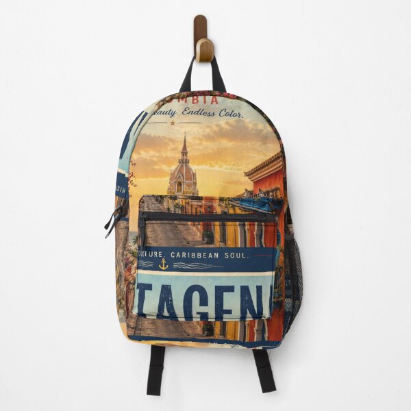Item preview, Cartagena Colombia Vintage Travel Poster – Where History Meets the Caribbean designed and sold by ElartedeNoel.