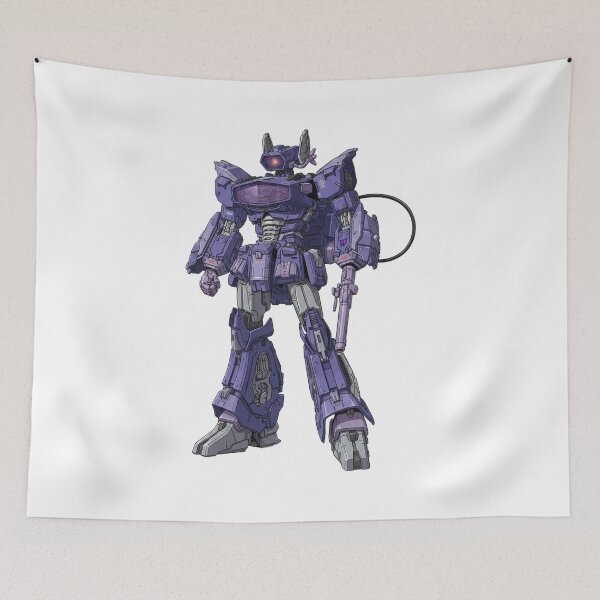 Aperçu de l'œuvre Shockwave - Transformers G1 - Retro Robot Art créée et vendue par 3DJIN.