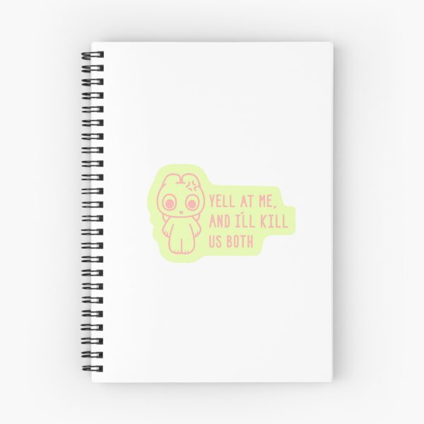 Item preview, Yell at me, and I'll kill us both bunny icon designed and sold by whattheduck101.