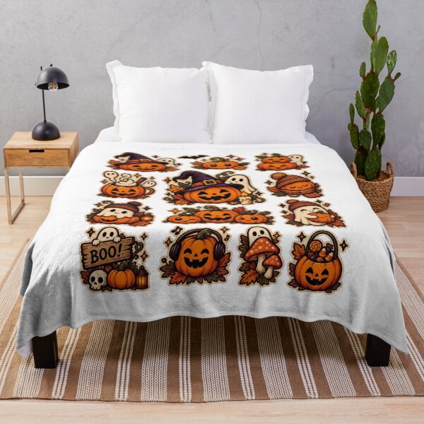 Item preview, Autumn Spooky Pumpkin designed and sold by LuveraxArt.