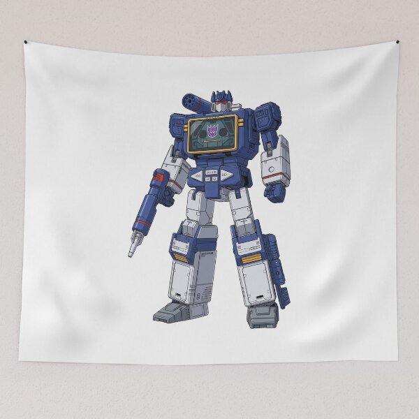 Aperçu de l'œuvre Soundwave - Transformers G1 - Retro Robot Art créée et vendue par 3DJIN.