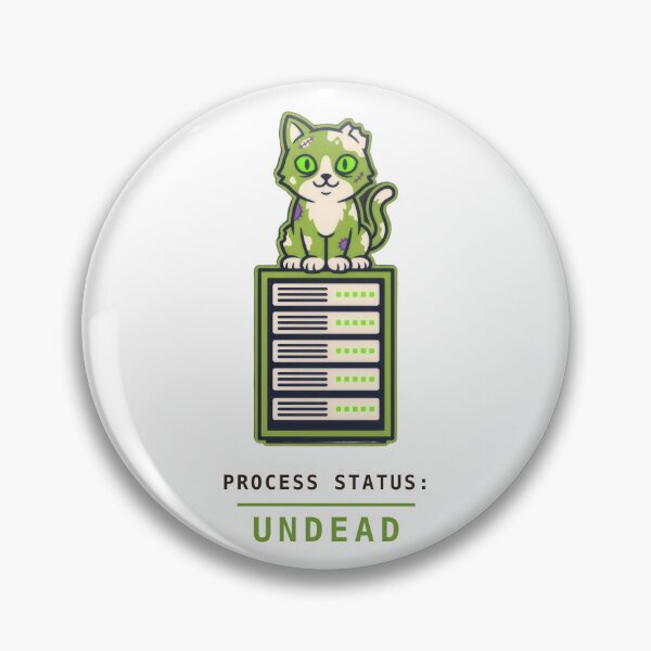 Item preview, Zombie Cat Server Rack T-Shirt - Funny IT Sysadmin Halloween Tee designed and sold by abdoali102.