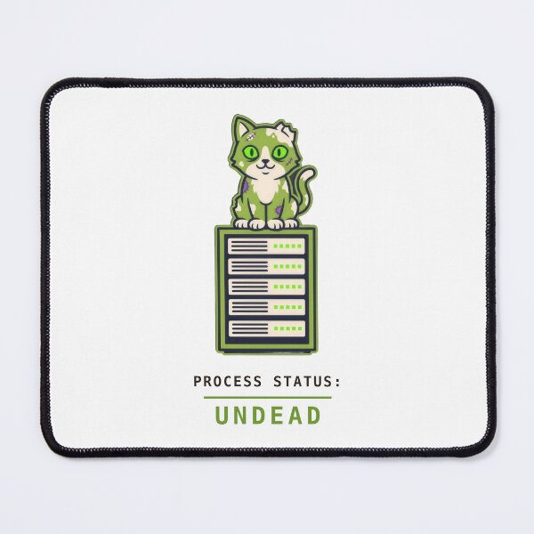 Item preview, Zombie Cat Server Rack T-Shirt - Funny IT Sysadmin Halloween Tee designed and sold by abdoali102.
