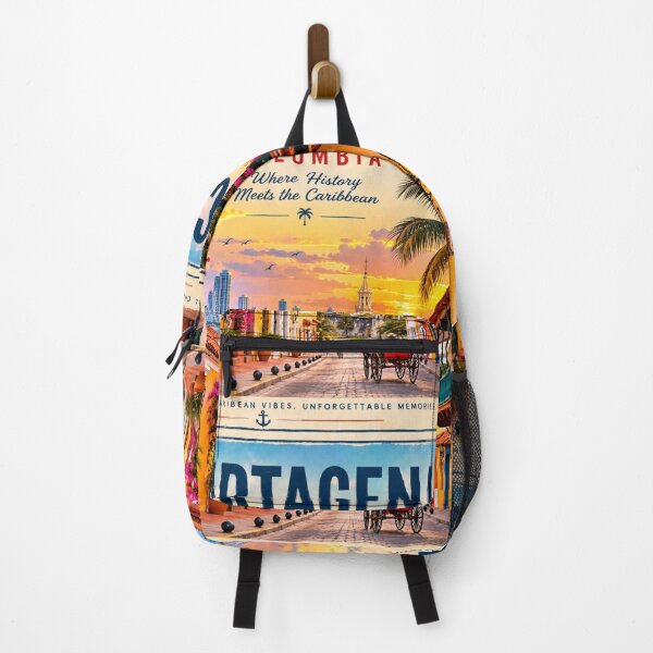 Item preview, Copy of Cartagena Colombia Vintage Travel Poster – Where History Meets the Caribbean designed and sold by ElartedeNoel.