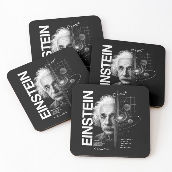 Item preview, Albert Einstein Galaxy Universe Science Portrait designed and sold by Owcomm.