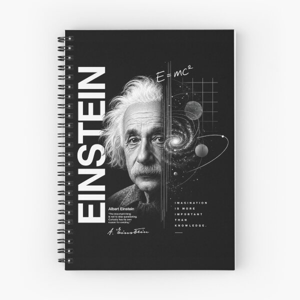 Item preview, Albert Einstein Galaxy Universe Science Portrait designed and sold by Owcomm.