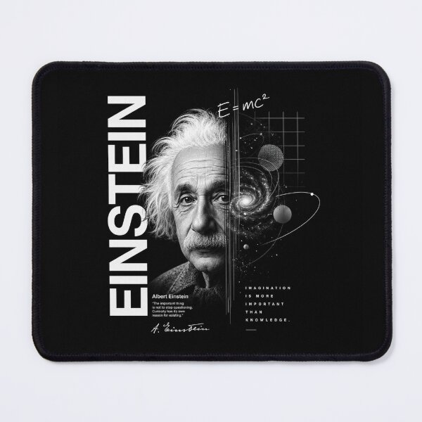 Item preview, Albert Einstein Galaxy Universe Science Portrait designed and sold by Owcomm.