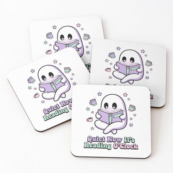 Item preview, Cute Ghost Reading O'Clock designed and sold by Steele-Art.