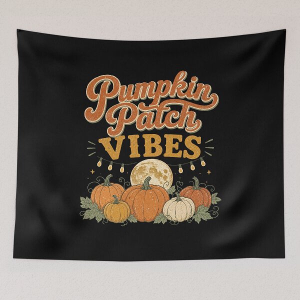Item preview, Retro Pumpkin Patch Vibes - Cozy Fall Harvest designed and sold by Graphic Vibe Designs.