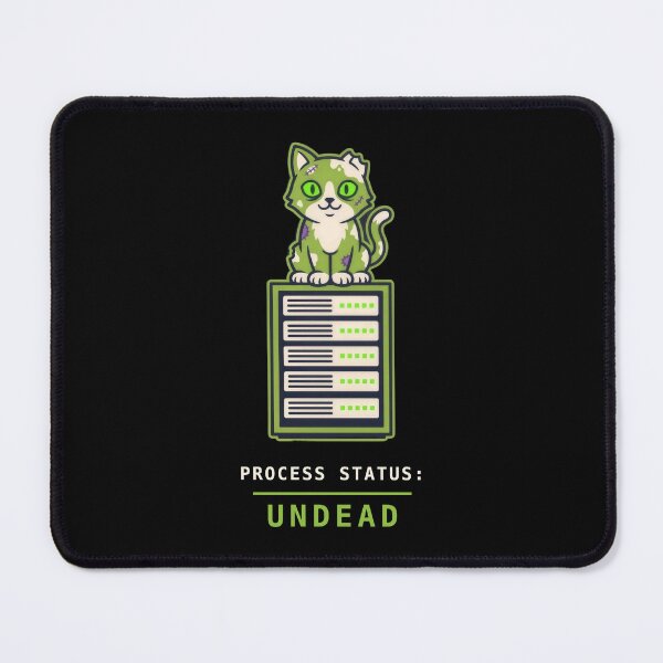 Item preview, Zombie Cat Server Rack T-Shirt - Funny IT Sysadmin Halloween Tee designed and sold by abdoali102.