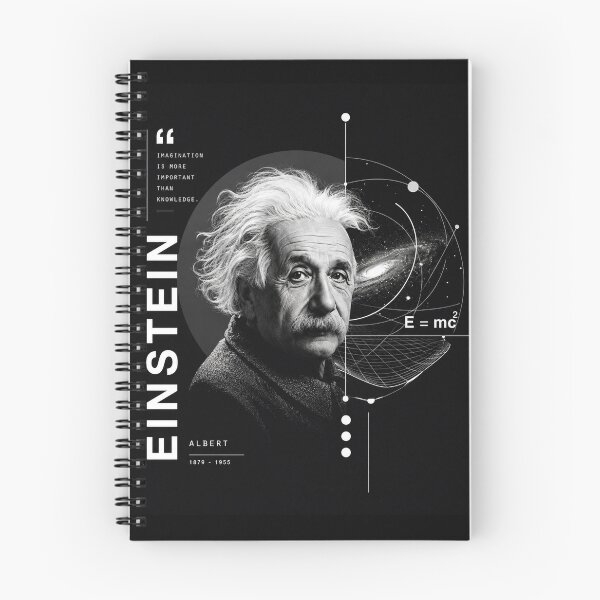 Item preview, Albert Einstein Quote Space Physics Portrait designed and sold by Owcomm.