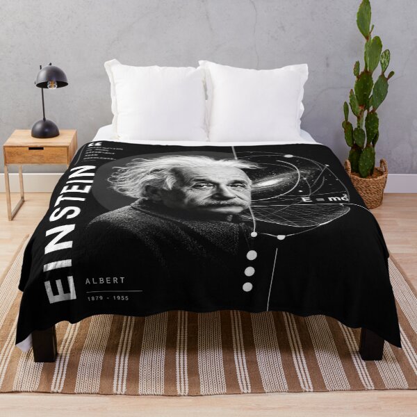 Item preview, Albert Einstein Quote Space Physics Portrait designed and sold by Owcomm.