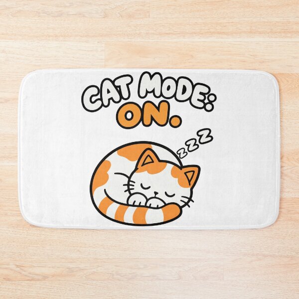 Item preview, Cat Mode On – Cute Cat Sleeping and Napping designed and sold by MewMade.
