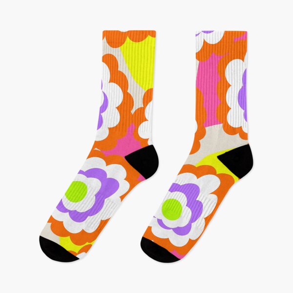 Item preview, Bold Vivid Retro Garden in Neon Colors designed and sold by Deutschic.