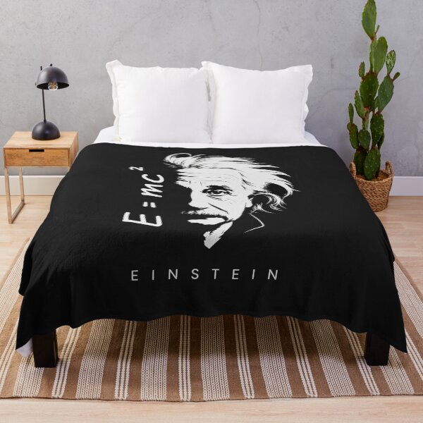 Item preview, Albert Einstein Physics Formula Minimalist Portrait Art designed and sold by Owcomm.
