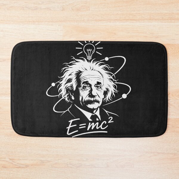 Item preview, Albert Einstein Genius Science Lightbulb Physics Formula designed and sold by Owcomm.