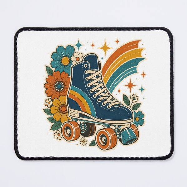 Item preview, Roller Skate Rainbow Flowers designed and sold by good-graffity.