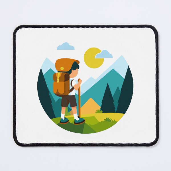 Item preview, Hiking in the mountains is my love designed and sold by MalwasBasket.