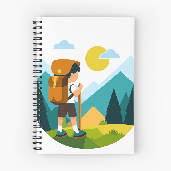 Item preview, Hiking in the mountains is my love designed and sold by MalwasBasket.