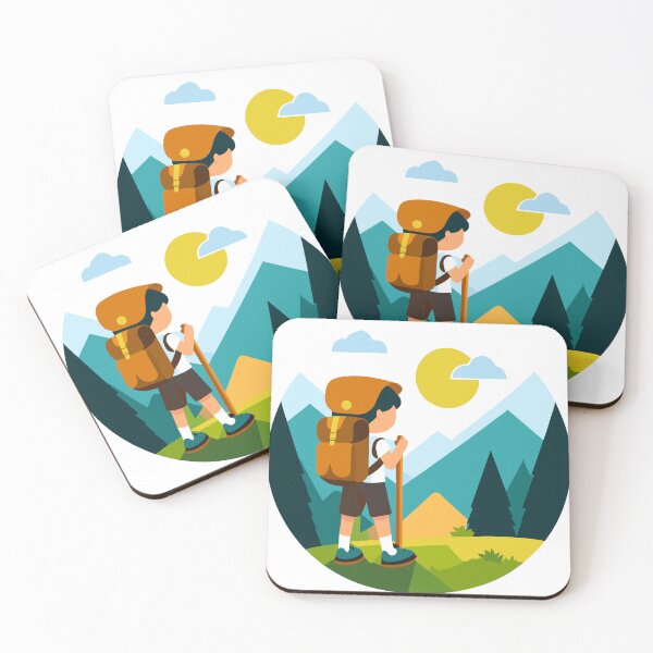 Item preview, Hiking in the mountains is my love designed and sold by MalwasBasket.