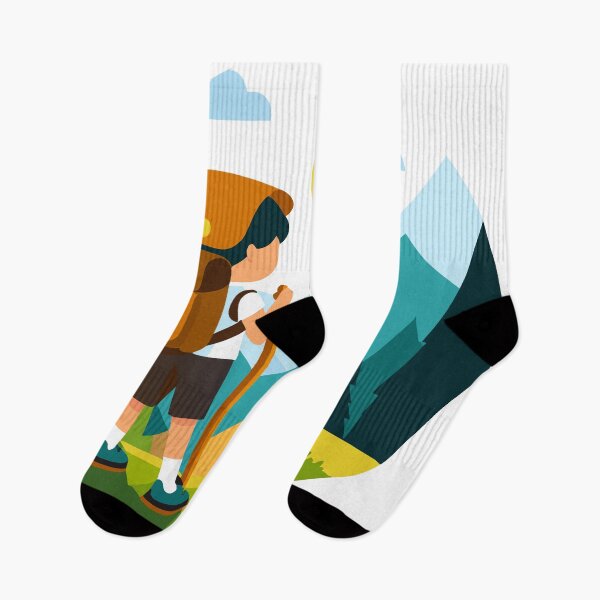 Item preview, Hiking in the mountains is my love designed and sold by MalwasBasket.