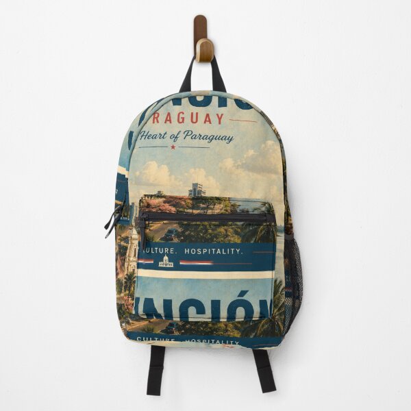 Item preview, Asunción Paraguay Vintage Travel Poster – The Heart of Paraguay designed and sold by ElartedeNoel.