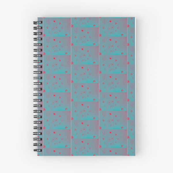 Item preview, Scattered Blossoms Doodle – Red-Teal Duotone Edition designed and sold by NylaInnerBloom.